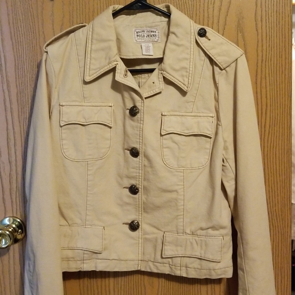 Ralph Lauren denimwear motorcycle Jacket. Medium
